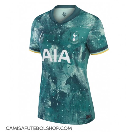 Camisa de time de futebol Tottenham Hotspur Replicas 3º Equipamento Feminina 2024-25 Manga Curta